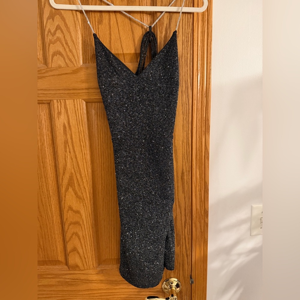 Black sparkly Night-Out Dress